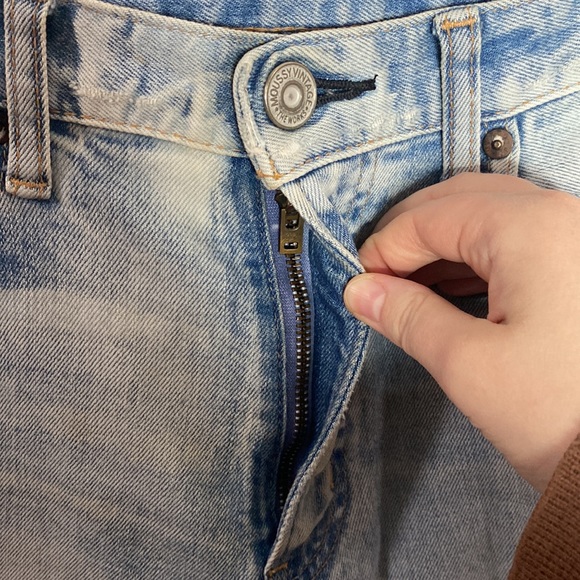 Moussy Vintage Hillrose distressed skinny jeans in light blue size 26 - Picture 8 of 16